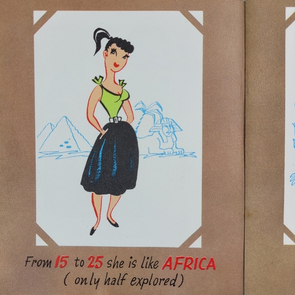 1940s Naughty Multi-Page Birthday Card - A Nova Laugh - Made In USA - Funny - ! - Picture 2 of 11